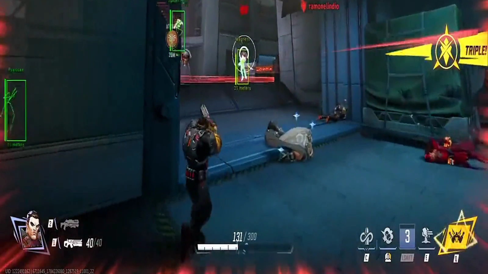 Marvel Rivals cheat gameplay with world visuals active